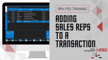 Adding Sales Reps to Transactions in RMH POS