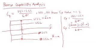 Reverse Capability Analysis