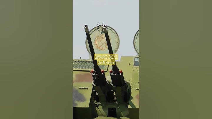 SPAG-30 Artiljerijski PVO sistem Vojske Srbije SPAAT-30 SHORAD System of Serbian Army