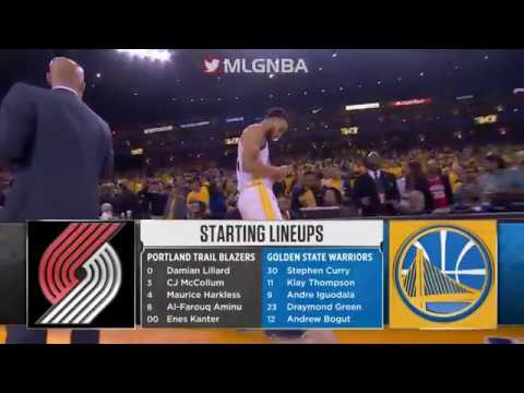 2019 NBA季後賽(勇士 VS 拓荒者)game1 全場精華