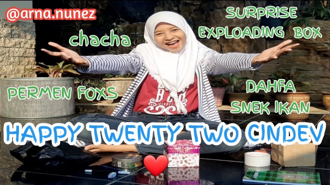 HAPPY TWENTY TWO CINDEV ❤