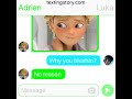 MIRACULOUS TEXTINGSTORY-if i was in Miraculous Ladybug (being Luka) pt. 1
