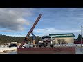 Barndominium Build (Day 2)- Installing the first four columns of the structure.