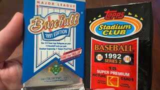 CHASING THE JORDAN SHORT PRINT! GOOD ODDS FOR PC GUYS!  Opening 1991 Upper Deck & 1992 Stadium Club