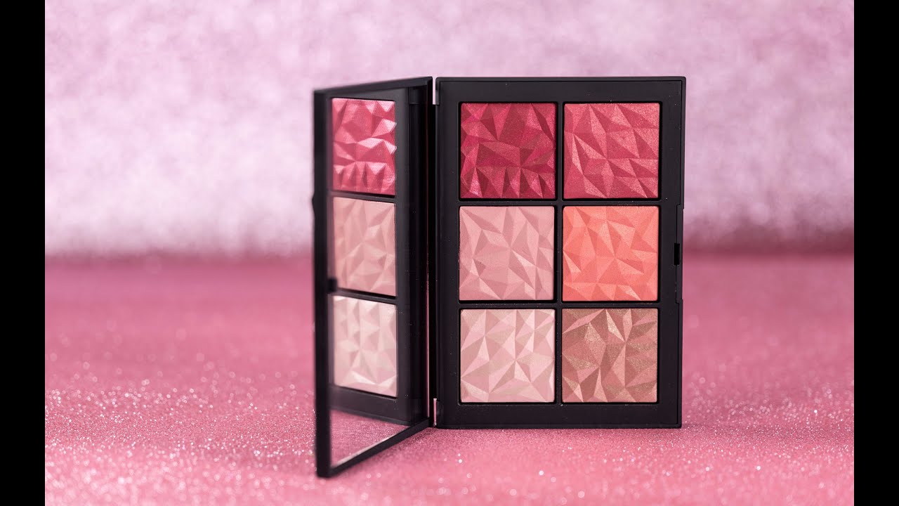 【Nars Hot Tryst 2018圣诞限量6色高光腮红盘】试色+对比+测评