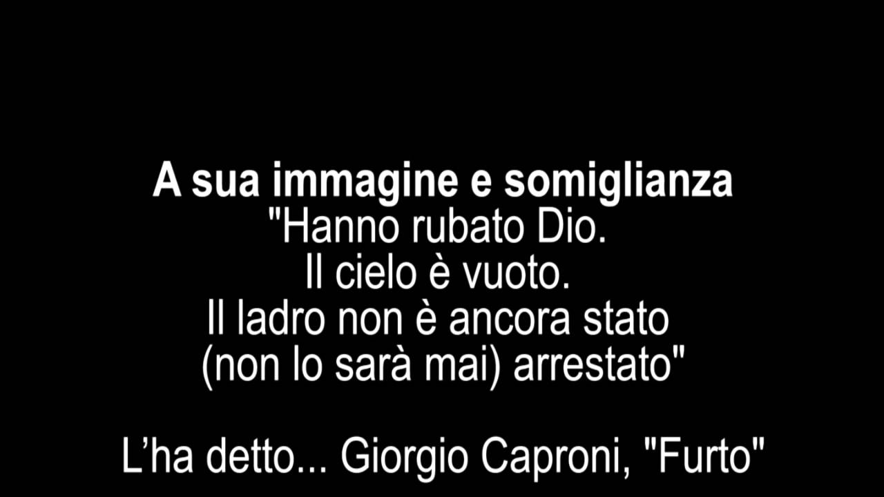 A Sua Immagine E Somiglianza "L'ha detto un italiano": Giancarlo Padovan legge "A sua immagine e