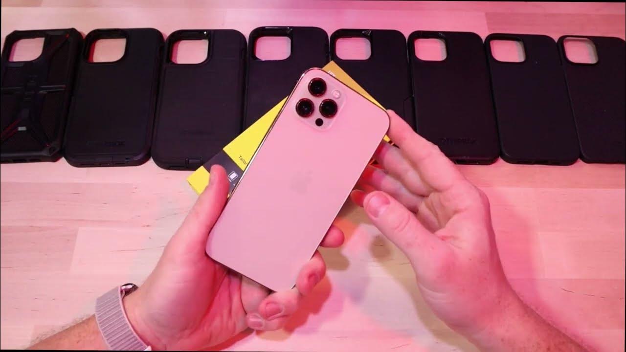 iPhone 12 and 13 pro max Trying on ALL THE CASES Pitaka, Otterbox