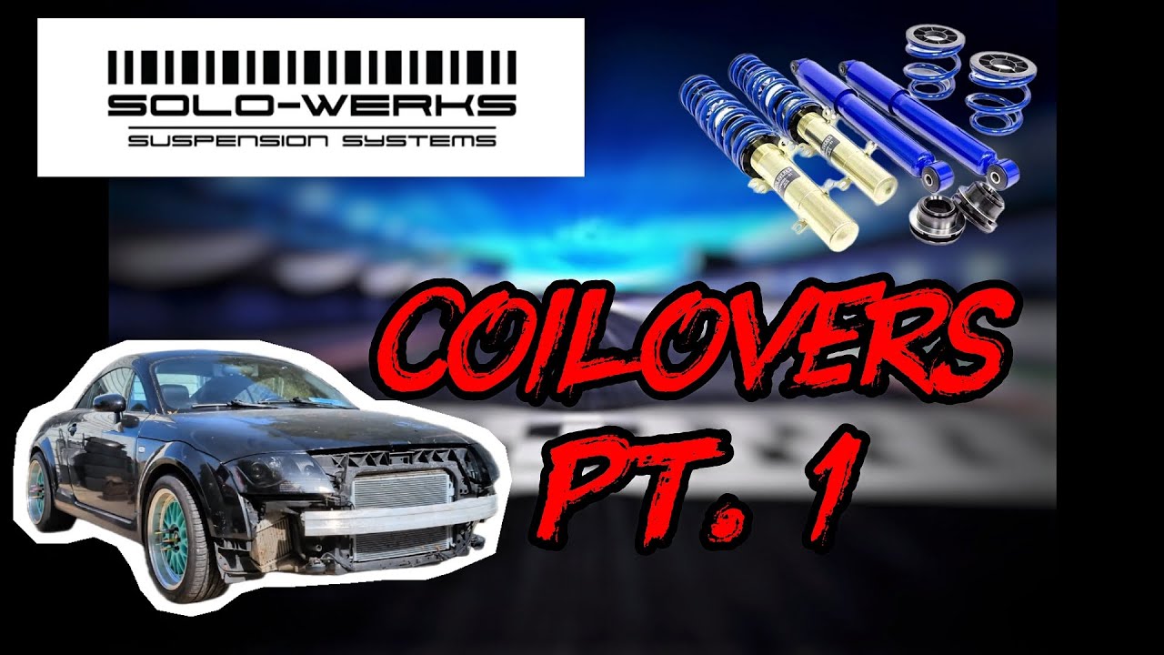 SOLO-WERKS Coilover install pt. 1! Getting looooooow
