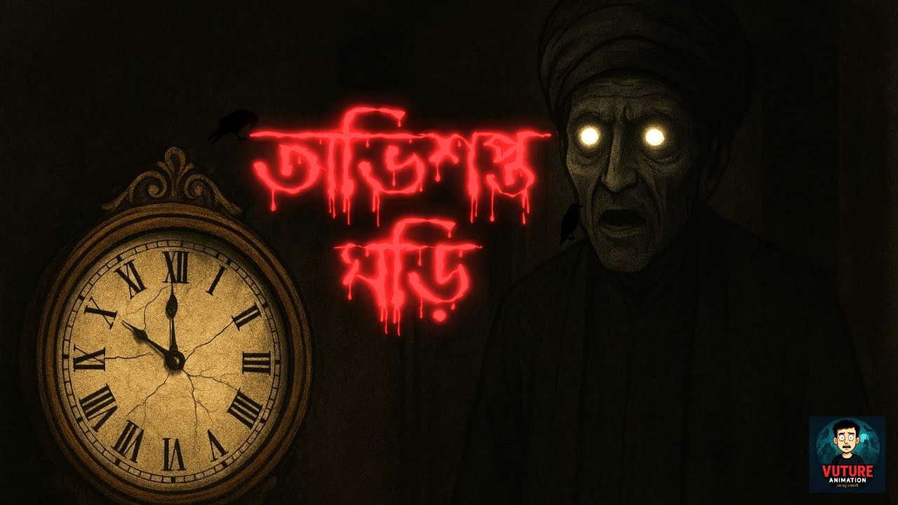 অভিশপ্ত ঘড়ি | A Haunted Clock | A Horror Animation Story | Vuture Animation