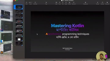 Mastering Kotlin - Thread & Coroutine - 02 - Sync_Async - Thread Example - Kotlin Bangla Tutorial