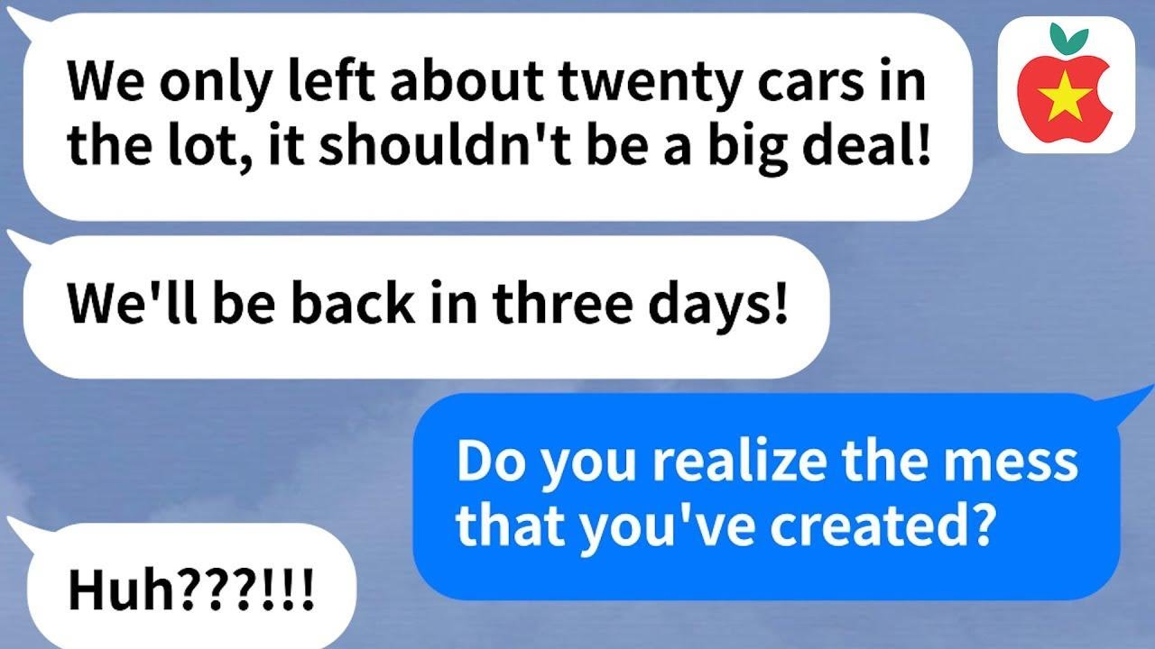 【Apple】My friend parks a bunch of cars near my house without permission and learns a valuable lesson