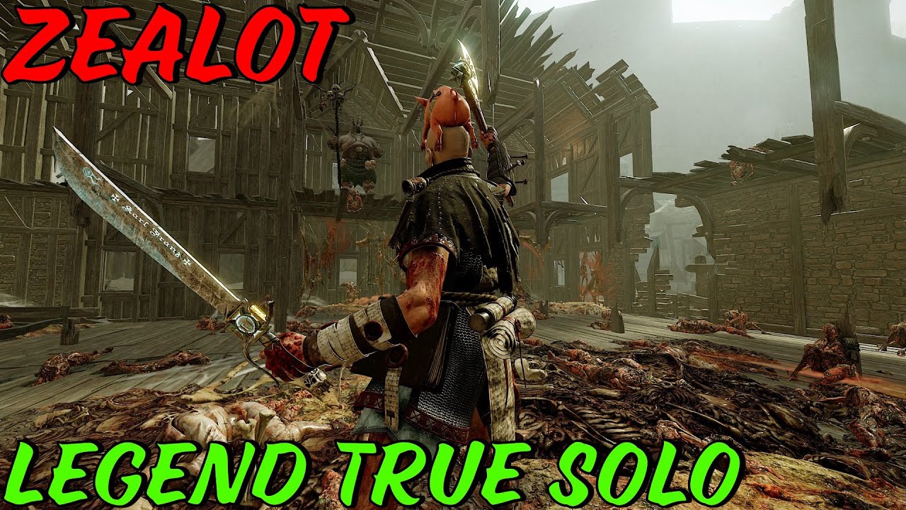Zealot | Legend True solo | Axe Falchion | Halescourge | Warhammer Vermintide 2
