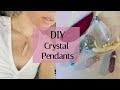 DIY Soldered Crystal and Bone Pendant