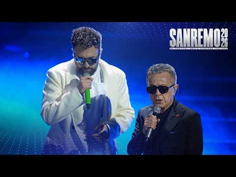 Video Sanremo 2026 - Dargen D'Amico, Pupo e Fabrizio Bosso cantano Su di noi