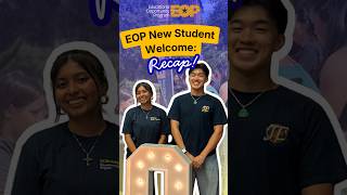 Full EOP New Student Welcome 2026 News