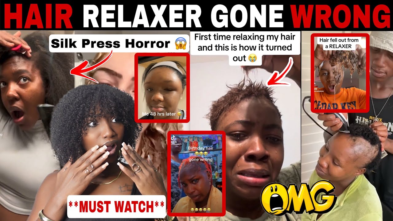 МИЛОСЕРДИЕ!😱 САМЫЕ УЖАСНЫЕ ПРОВАЛЫ С УСИЛИТЕЛЕМ И ПЛОДОМ SILK PRESS! Шокирующие провалы волос, сн...