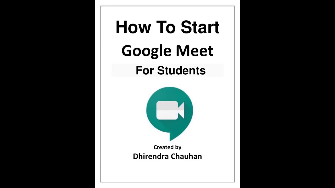 How To Start Google Meet For Students YouTube