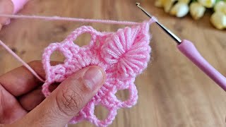 wonderfullll ?‼️you will love it/ l made a very easy crochet flower for you/flor a crochet muy facil