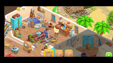 Open House: Match 3 Puzzes - Level 3 gameplay match 3 logic puzzle building decorating casual game