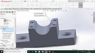 Solidworks lesson 4: shaft support