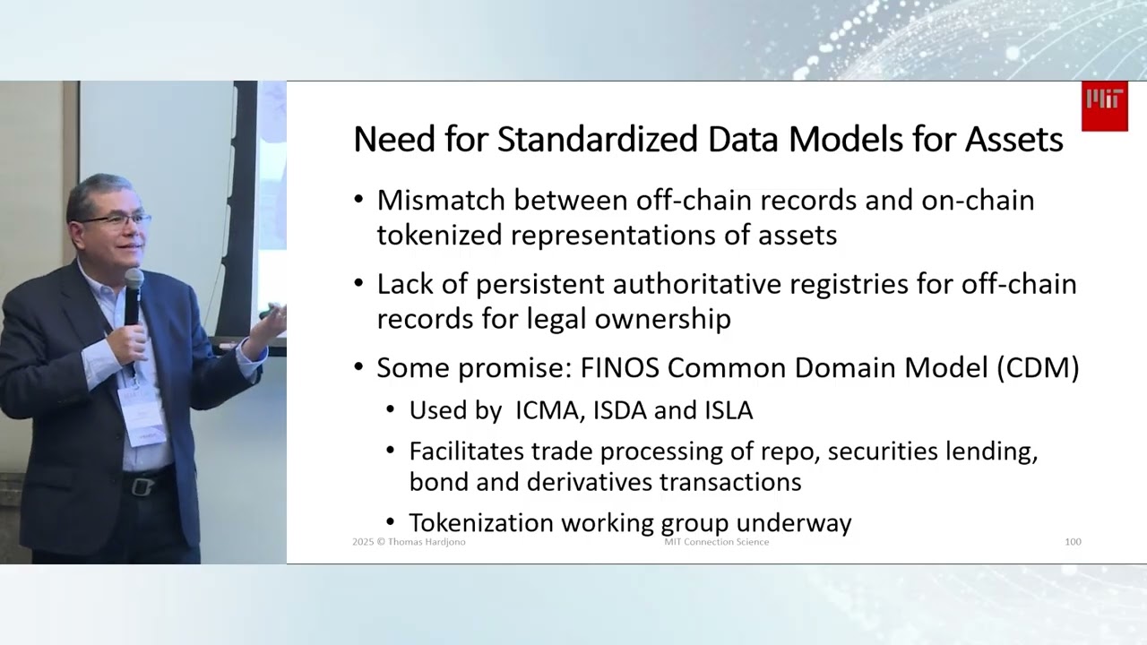 Day 3: Thomas Hardjono - Standardization Challenges in the Tokenization of Real World Assets