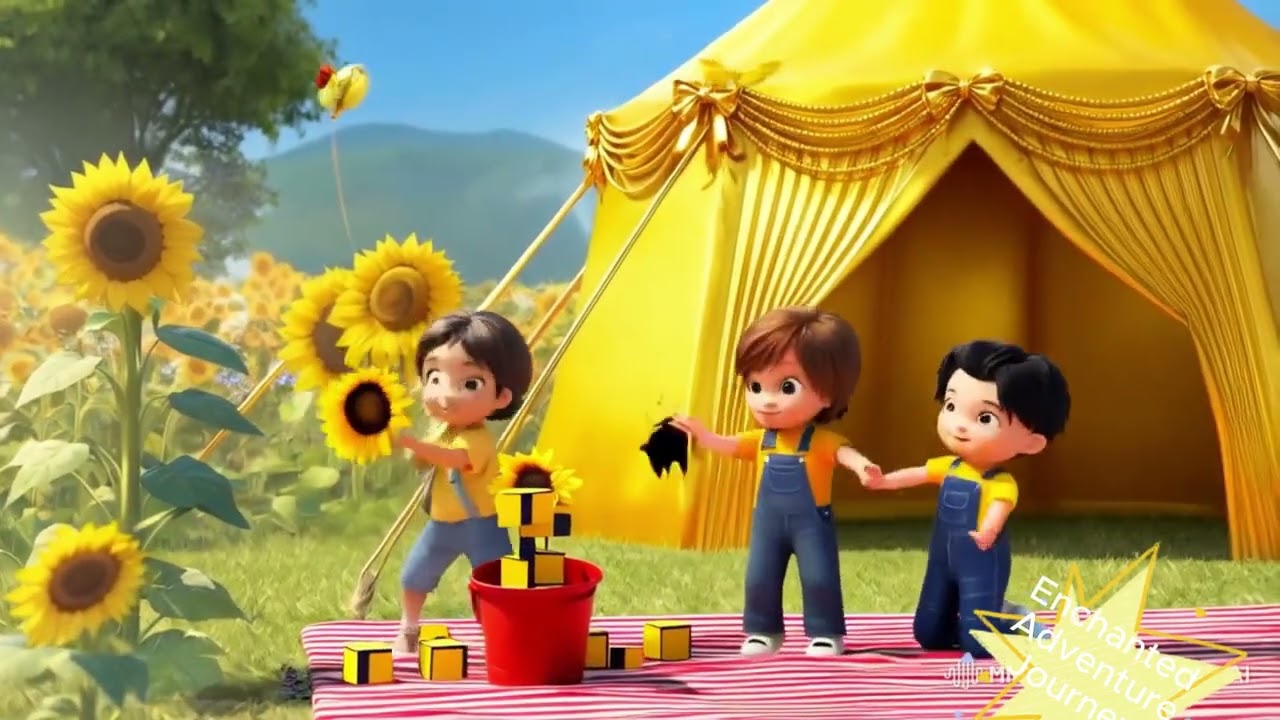 🌻🎶 "Sunflower Sunshine! | Happy Kids Song 🌞🌻"📢