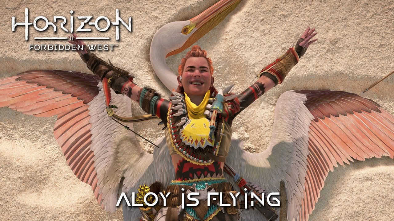 Aloy is Flying - Horizon Forbidden West PS5 Coouge Gameplay