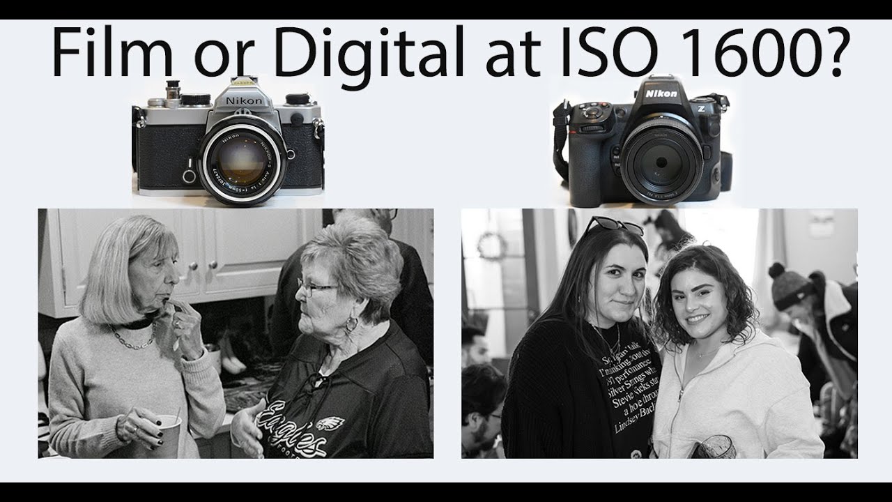 Есть ли разница между пленочной и цифровой фотографией при ISO 1600?