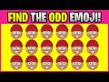 FIND THE ODD EMOJI! O15002 Find the Difference Spot the Difference Emoji Puzzles PLO