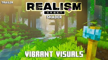 REALISM CRAFT CUSTOM VIBRANT VISUALS TRAILER in Minecraft Bedrock (shader)