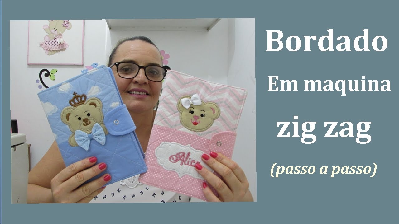 BORDADO FEITO A MÃO LIVRE ,EM MAQUINA ZIG ZAG.