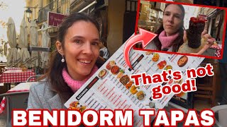 BENIDORM TAPAS - BEST TAPAS EXPERIENCE WITH A BAD ENDING? 😯🍤