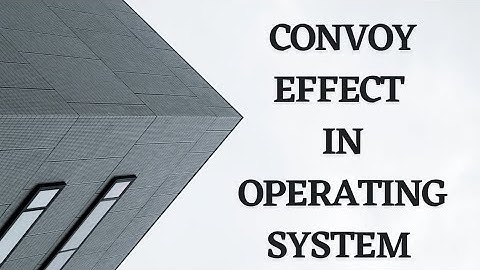 Convoy Effect in FCFS in operating system | FCFS in CPU Scheduling | Convoy effect #operatingsystem