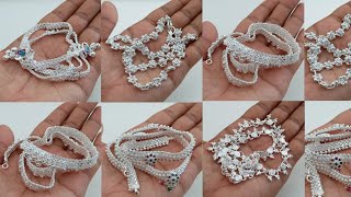 new daily use Anklets designs 2023 with price // chandi ki fancy payal ki designs