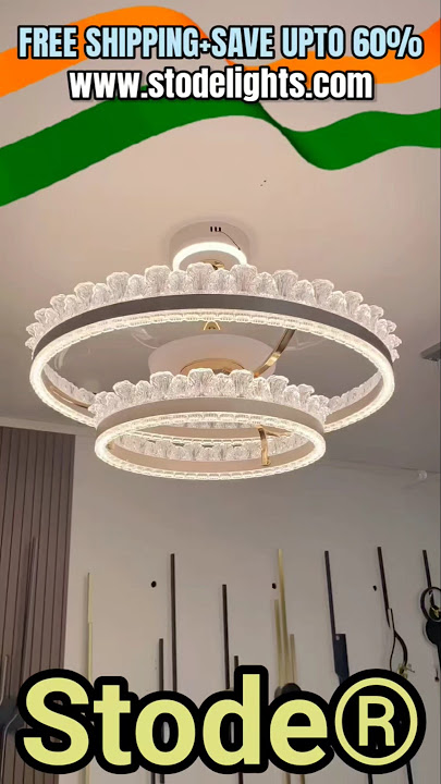 Fan Chandeliers Install Guide! 💡✨ Premium Solutions! Order Now 🚚 www.stodelights.com 📦 #stode