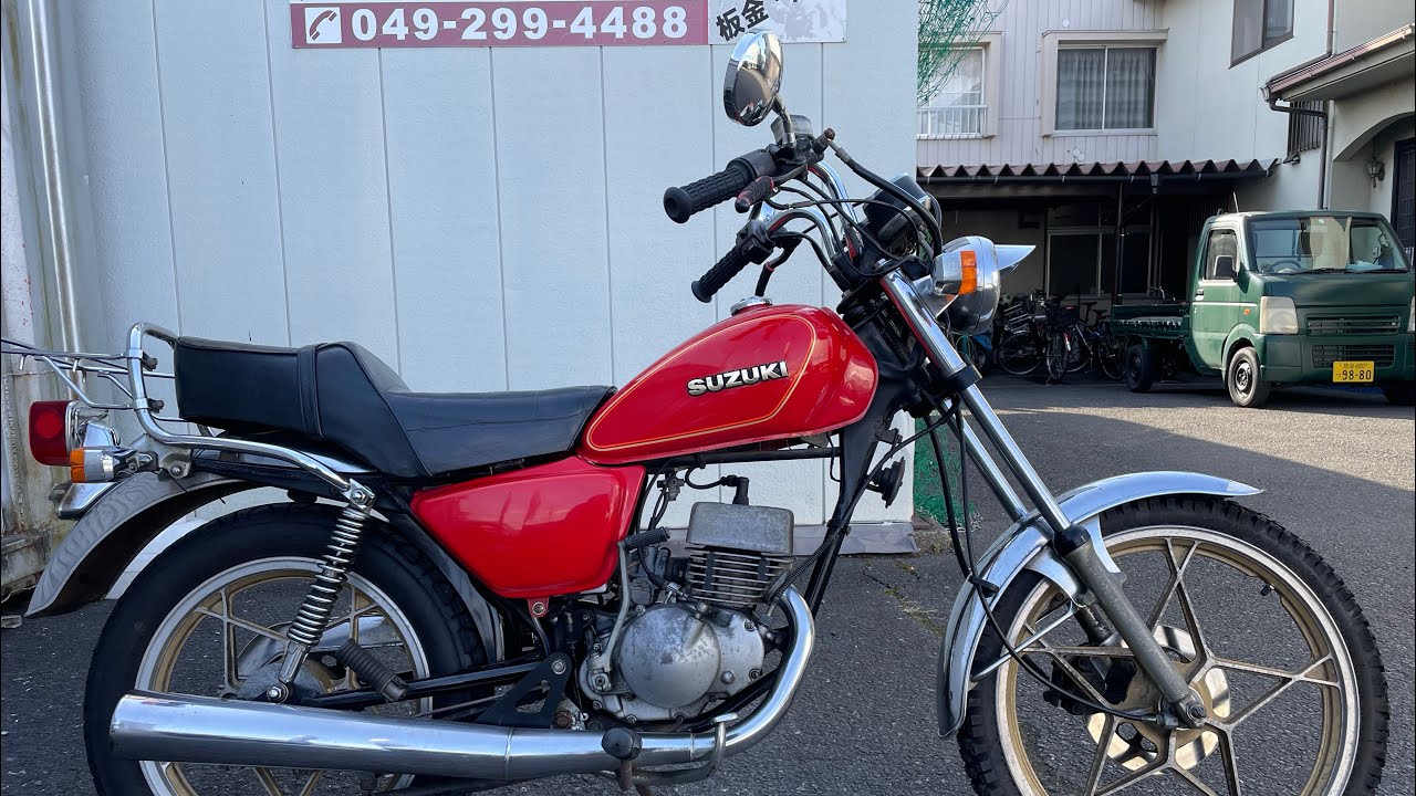 スズキ、GN80E、ツースト、エンジン、80cc、SUZUKI、