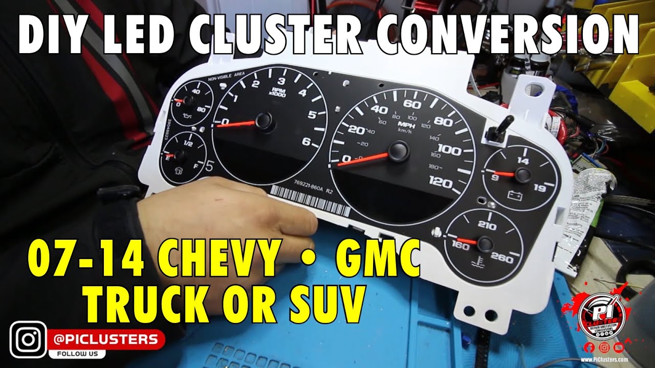 07-14 | CHEVY - GMC | TRUCK OR SUV CLUSTER CONVERSION DIY TUTORIAL