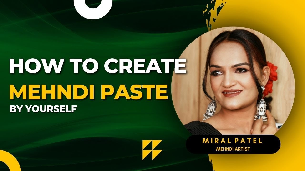 How Make Dark stain Mehndi Paste | Perfect Dark mehndi paste at home [ Mehndi Cone | Miral Patel