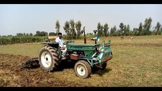 Fiat 640 green 75 hp plowing in fields must watch 2017