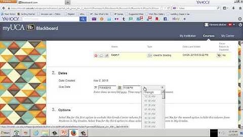 Blackboard Learn 9.1 Attaching a Rubric to an Assignment