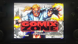 Comix Zone на эмуляторе Sega Mega Drive