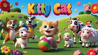 Sing Along The Cutest Kitty Cat Song For Kids Fun Nursery Rhymes For Little Ones
