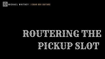 Cigar Box Guitar Pickup Install