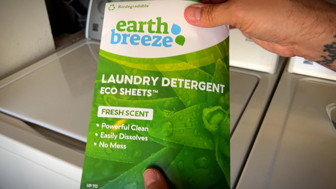 Earth Breeze - Liquid-less Laundry Detergent Sheets