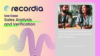 Sales Analysis and Verification - Recordia Podcast