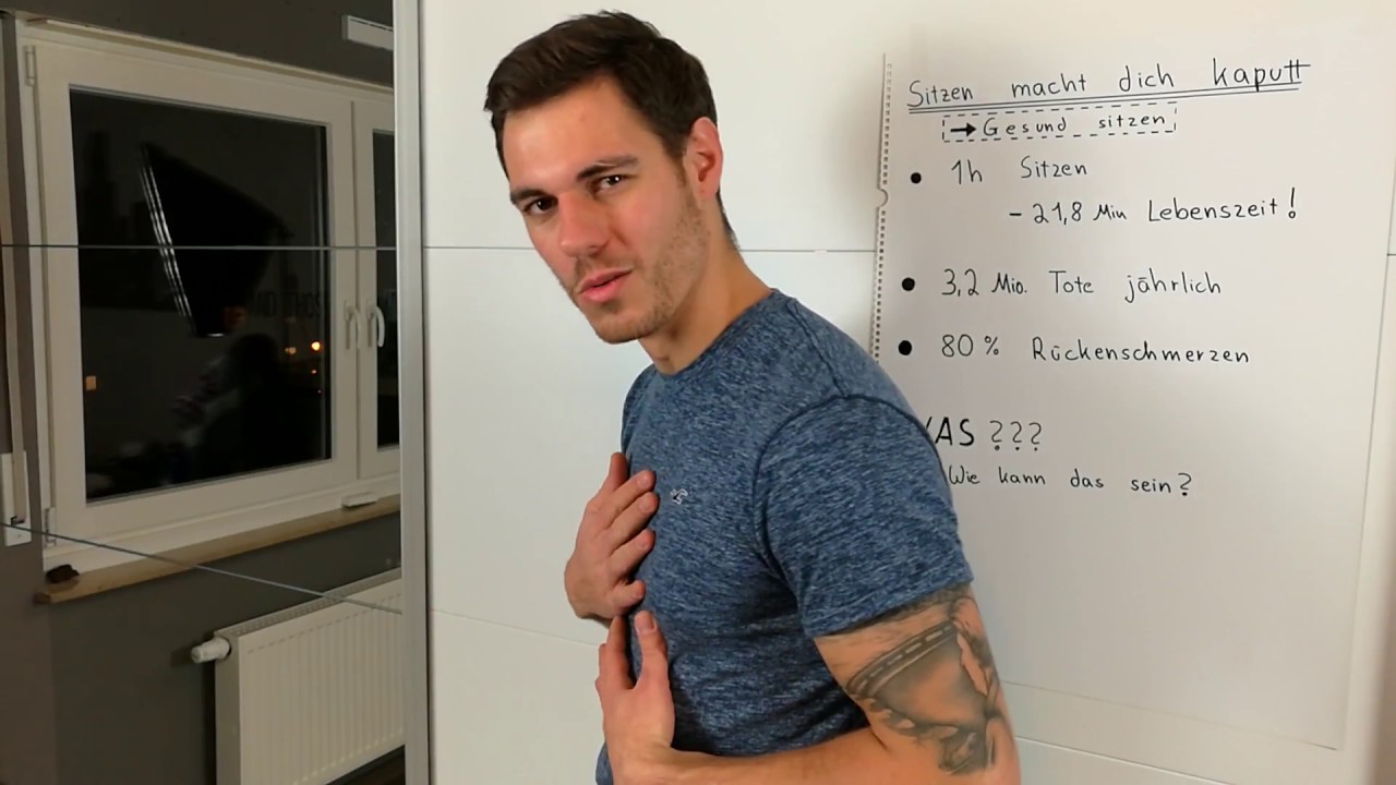 Gesund sitzen ohne Anstrengung || Warum sitzen dich kaputt macht