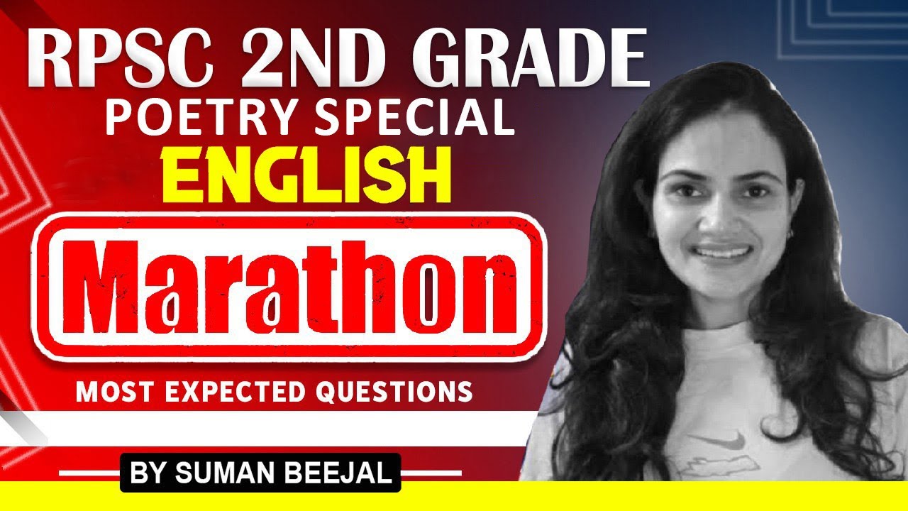 RPSC 2nd GRADE English Marathon 2025 | Most Expected Questions | Literature