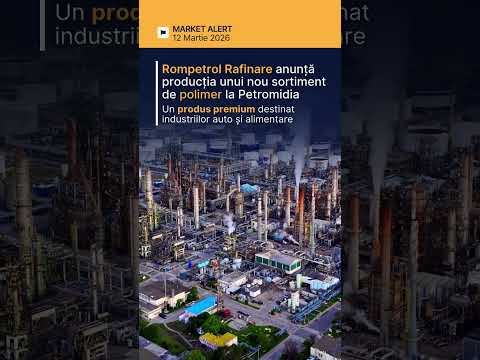 🏭 Premieră în industria petrochimică românească