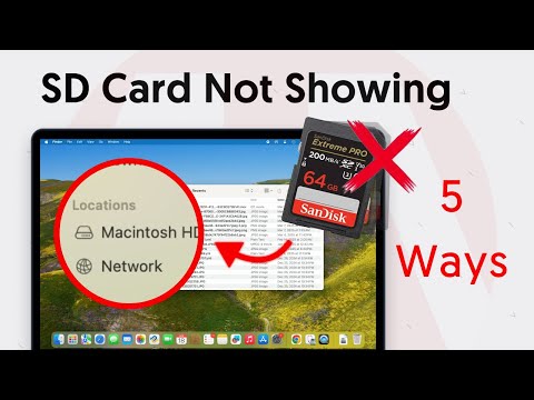 5 Ways to Fix SD Card Not Showing/Detected Up On Mac