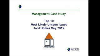 CIMA MCS May 2019 - Jord Homes - Top Ten Issues
